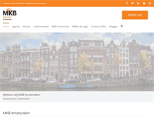 Tablet Screenshot of mkb-amsterdam.nl